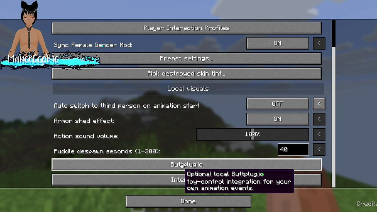 Minecraft mod Needs of Nature - Steve and alex masturbating and showing off some features! Like Cum!