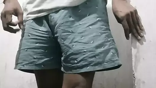 Indian teen removing his clothes and shows his full body
