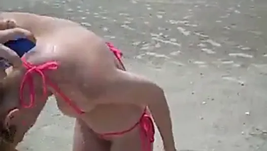 Bethanie Skye In A Bikini That Doesn't Cover Her Pussy!