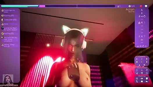 Cams-Simulator mit heißer E-Girl
