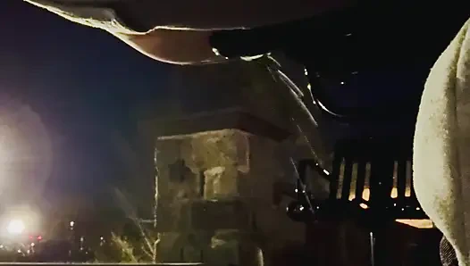 Pissing in a busy public area