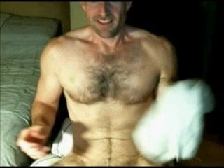 Hot Hairy Guy Cums