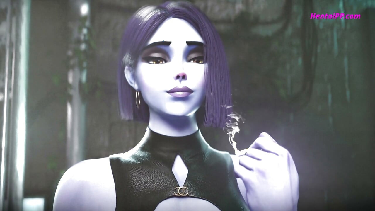 Widowmaker, a chefe gostosa, assumiu o controle e montou num pau duro até ele gozar um creampie bem fundo