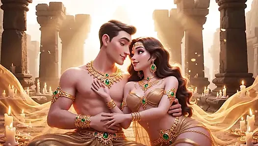 Desi Couple Ki Full Night Passion – Gold Jewelry Mein Sexy Bhabhi Aur Muscular Husband Ka Hot Bedroom Romance