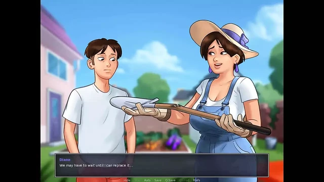 Summertime Saga: Sexy MILF and her garden-Ep5