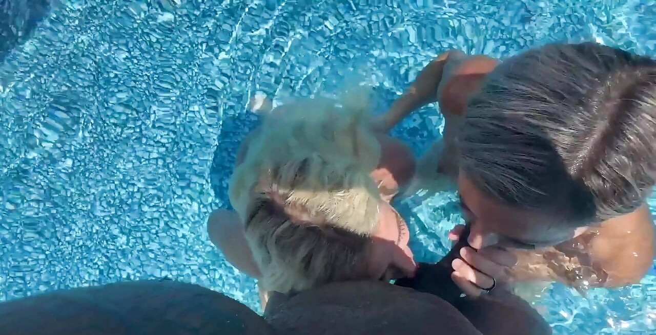 Poolside Double Hotwife BBC Threesome with Fix Lora Cross and Tatiana Steele
