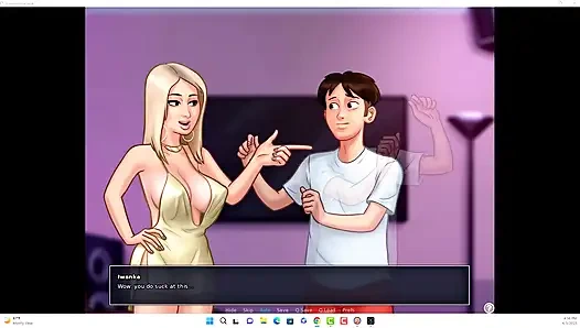 Yaz mevsimi efsanesi - Johannes ve Erik Iwanka'yı izledi, Iwanka Johannes'e kamerada sakso çekti