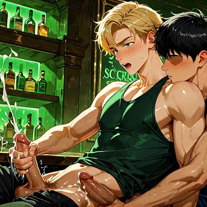 Yaoi - loira gêmea em uma coleção de fotos de bar gay