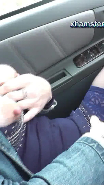 Iconic moment from "Squirt. Sexy MILF stopped car on side of road and masturbates wet pussy to strong orgasm. Squirting."