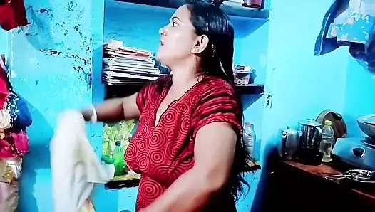 Video viral rekaman seks threesome hot ibu-ibu india lagi asik seks threesome