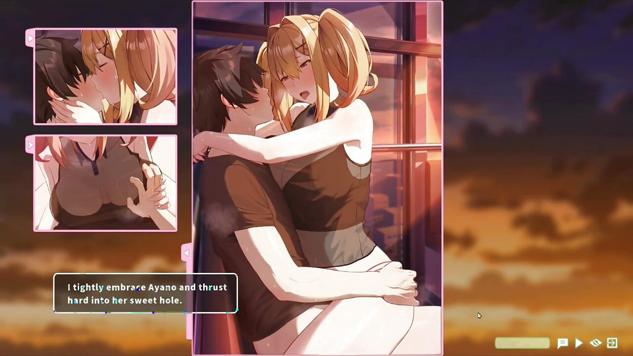 हेनतई गेम - Summer Clover - Ferris Wheel Sex - Ferris Wheel पर सुनहरे बालों वाली की चुदाई