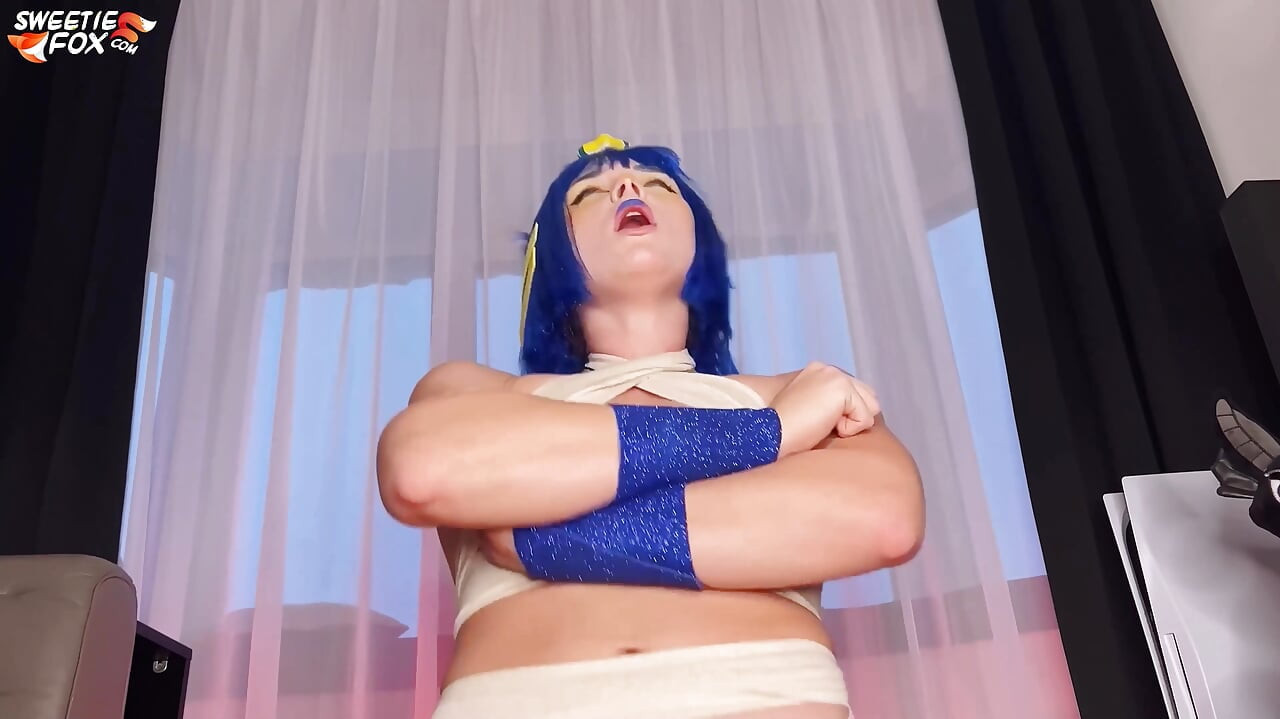 Pornoversion Ankha Cowgirl og Dybt Blowjob