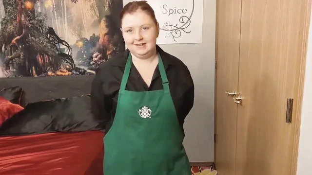 Starbucks apron striptease