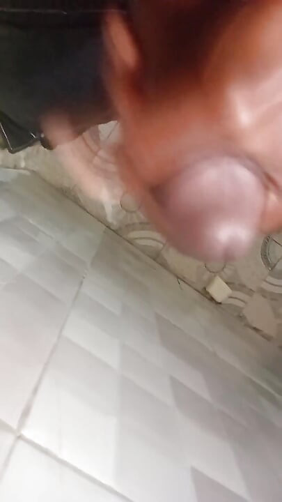 Guy with Big Black Dick Masturbating After Being Denied Pussy