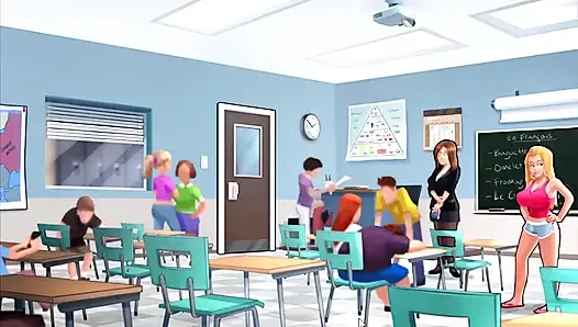 Summertime saga - Jenny hat ihr baby. Johannes fickte Odette auf dem fahrrad. Johannes fickte Roxxy