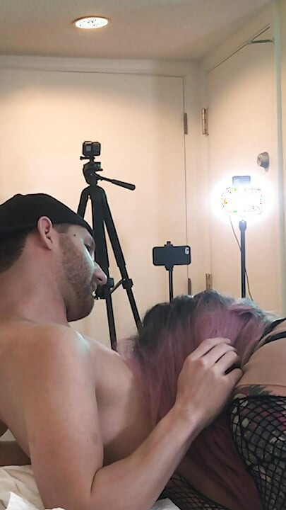 Goth Sissy Jade Madison Deepthroating Dick - Compilation 8
