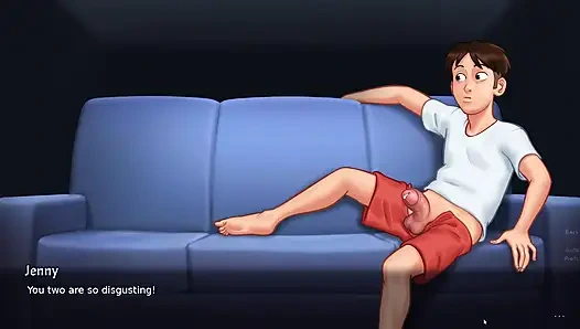 Stepmom seduces his stepson which turned into passionate sex (Summertime Saga)