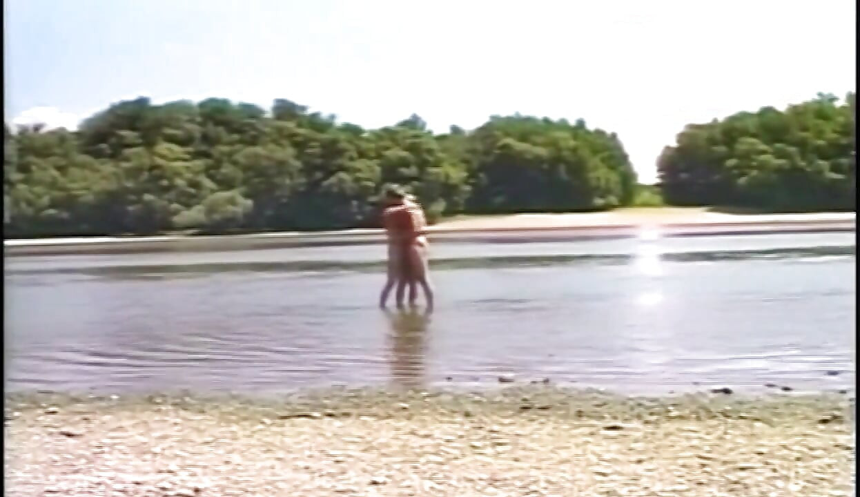 Muscular Hunks Bareback Passionately on Sunny Beach