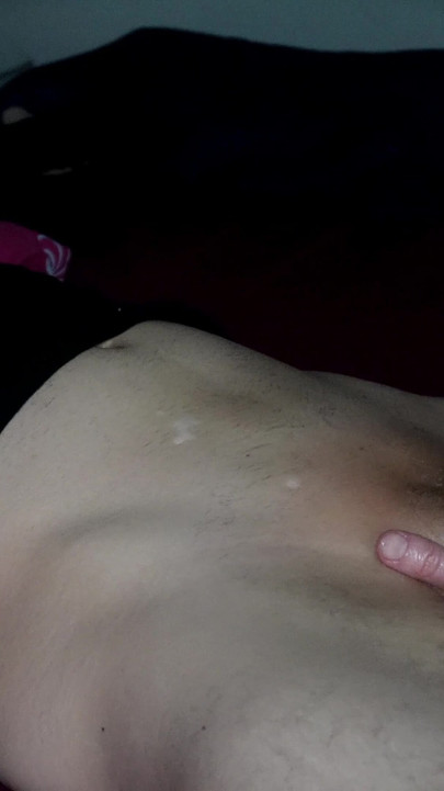 Powerful moment from "Super hot amateur cock massage and orgasm"