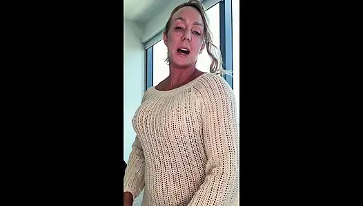 Bra dan celana dalam ekstrem plus gaun - try-on seksi