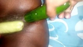 Cucumber in anal