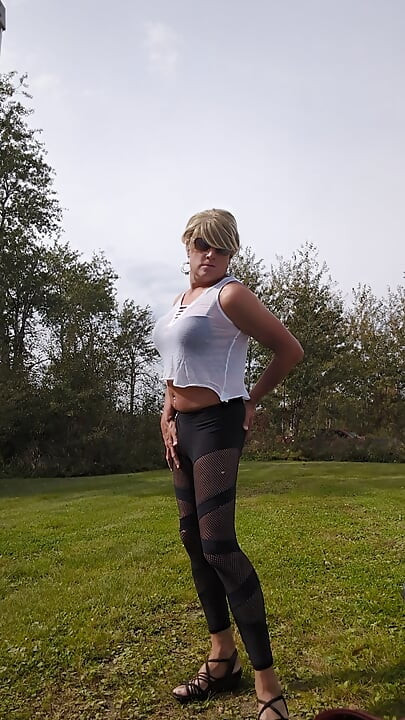 Old sexy CD in leggings Cumming on mother in laws purse publi