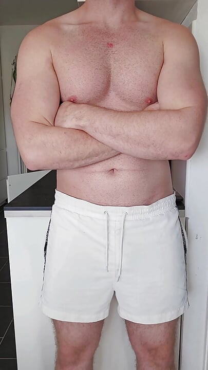 I catch my neighbor! He gets punished with my feet and a fat load.
