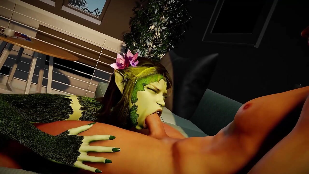 Sexy Dryad Sucks Dick in POV