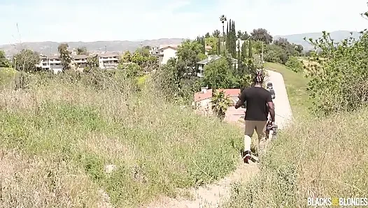 Blacks on Blondes - Madison Wilde Takes Big Cock After Big Hike