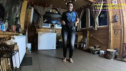 Cigar-Fetish Goddess Leather, Spit, Dildo JOI and Pussy Smoking Play