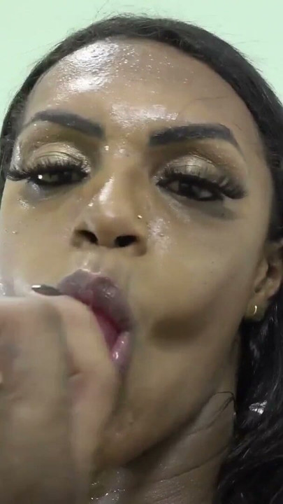 Thick Ebony Trans Sabryna Melissa Relax By Toying Anal and Masturbating | Clip 1