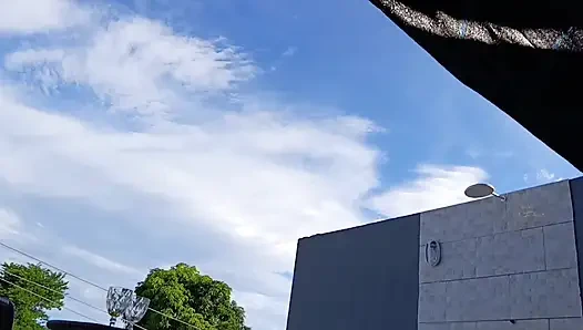 Секс с пасынком на террасе