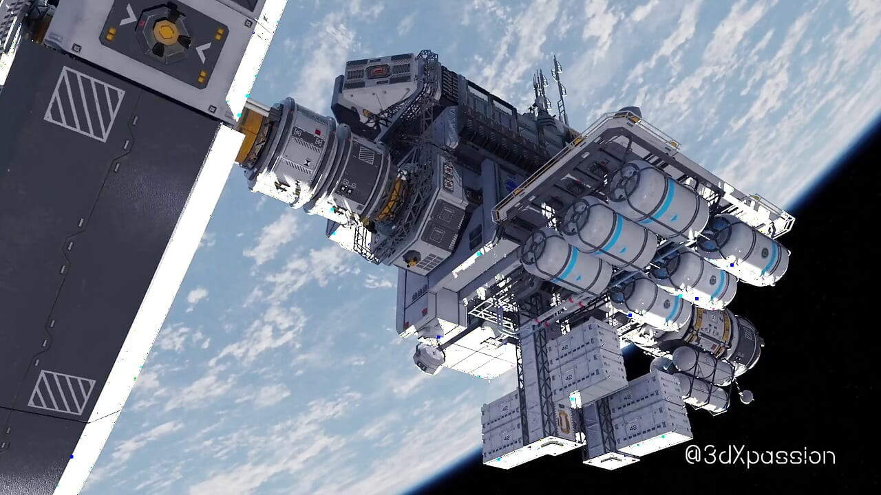 Nexus 3 Orbit Meta. 3D Animation Fuck on a Space Station with Sexy Blonde