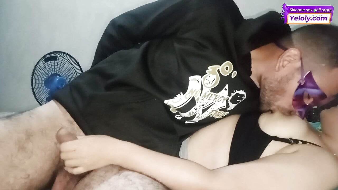 My husband sucking my big natural tits while masturbating him is the best way to get a lot of milk very fast, By YELOLY