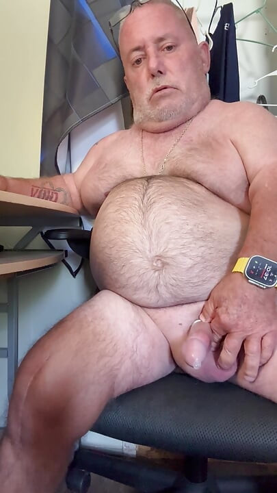 Mark Fletcher shooting a nice load in a condom..