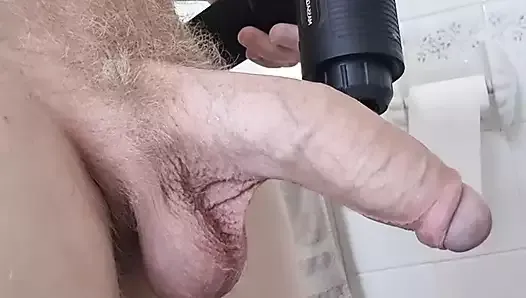 PLAYING WITH MY HUGE, FAT COCK! CUMMING IN SLOW MOTION!