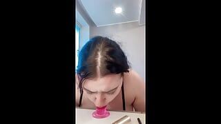 Naughty onlyfans model shows off her skills on a dildo