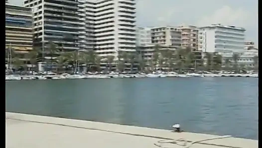 Brunette vixen wearing high heels gets fucked and facialized at casting