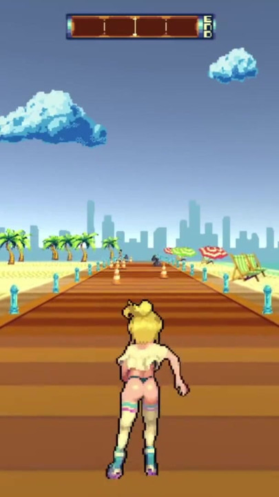 FInishing My Rollerblading BY FUCKING ALL BEACH GUYS! - Rollerbabe | Clip 1