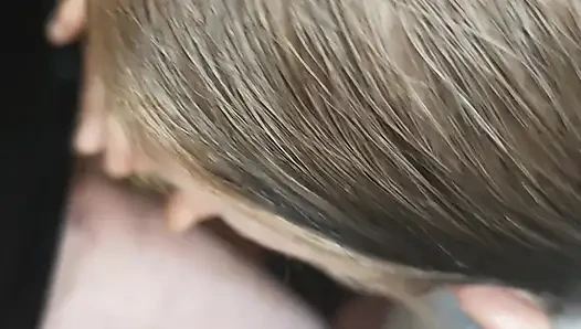 First blowjob without blurring the face