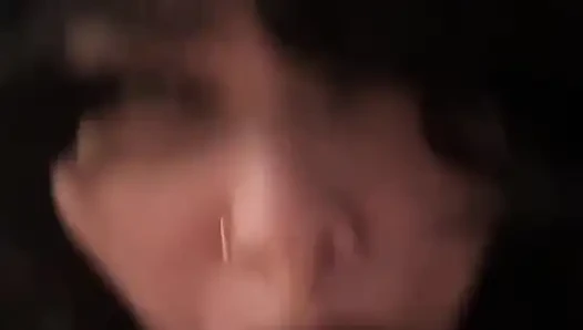 Real Couple Homemade Blowjob! Ahegao Facial
