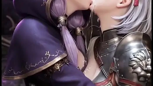 Hentai Magician And Knight Come Home From Sex Dungeon
