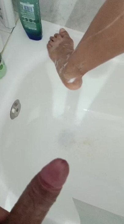 Watching my wife take a bath