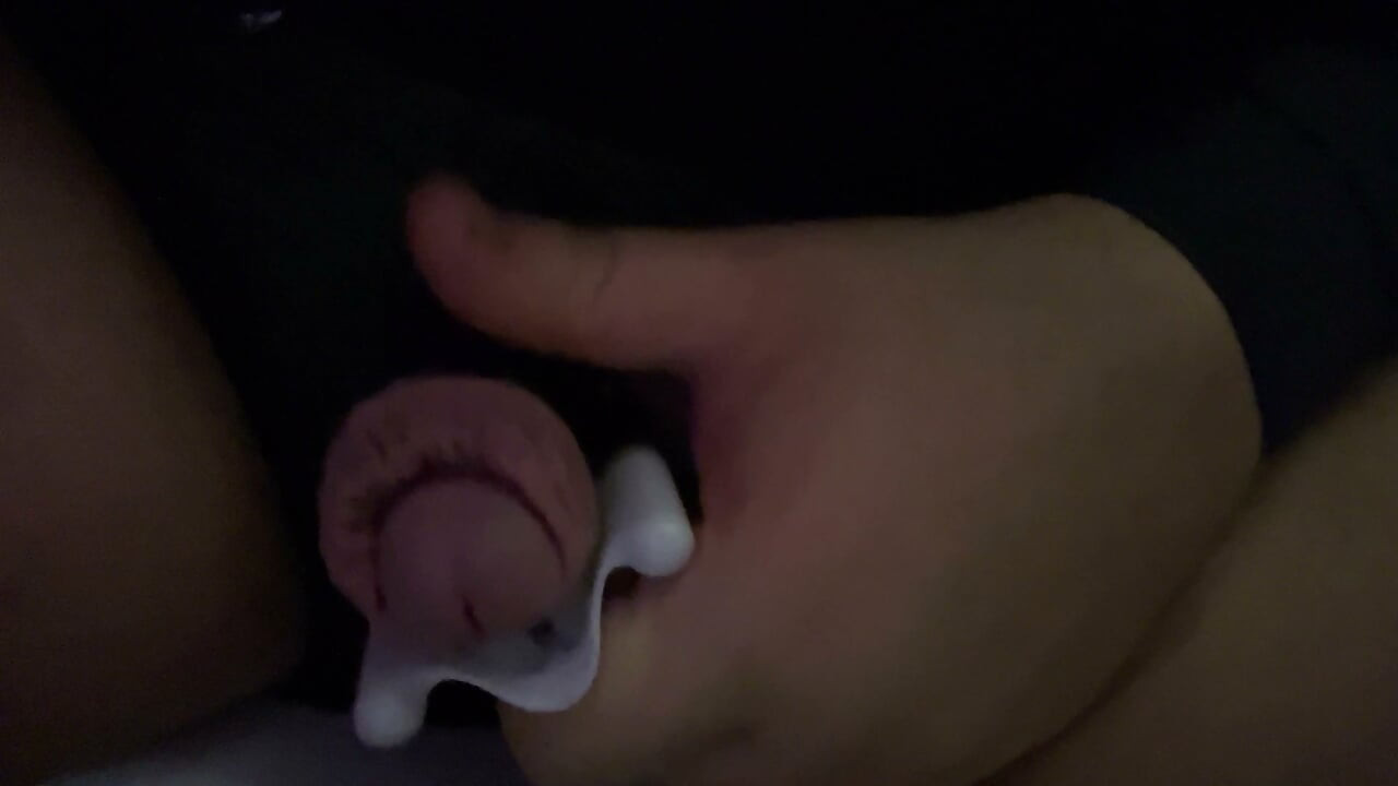 Day 2: Sitting in a public toilet and stretching my small uncircumcised penis with an extender.