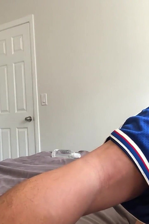 Dumping Into Caged Jock