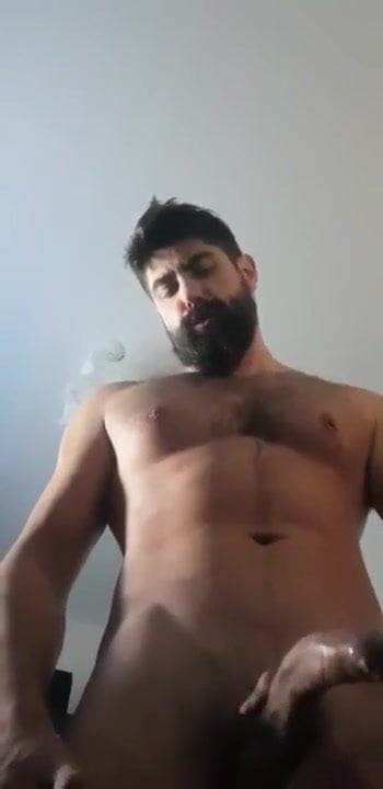 Hot hunk cumshot