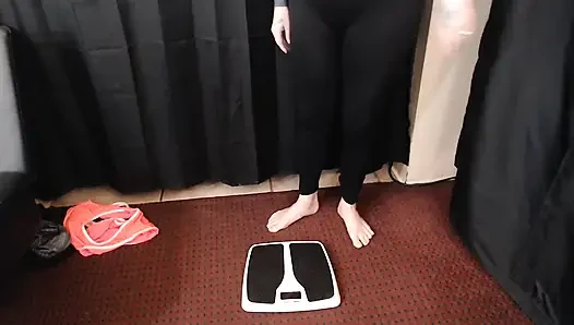 Vlog gemuk pakaian yoga kecil