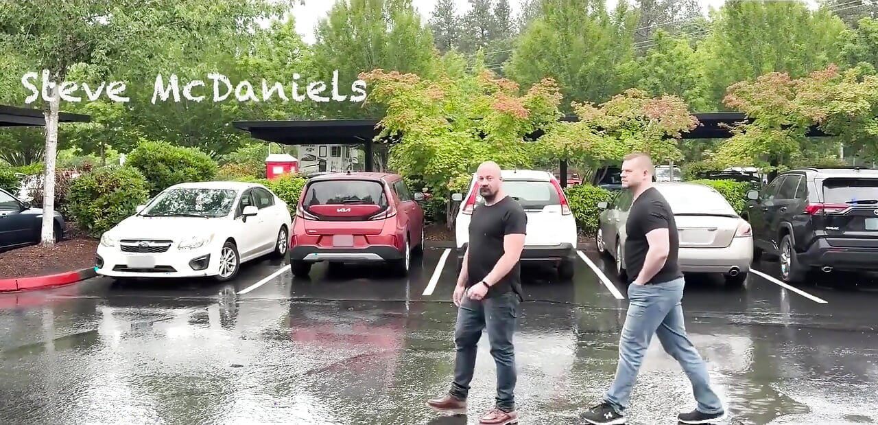 Falcon Legend Invites Me Back to His Garage and This Time I Bring My Friend to Share His Muscle Hole.