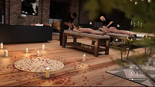 Langkah de bauchery 32 riley dan sharon menjalani hari spa yang luar biasa dengan happy ending
