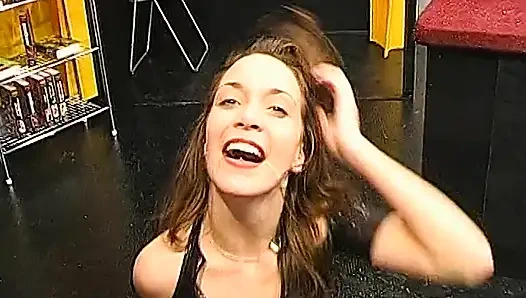 Сперма Залитые Спермой Шлюшки В Диком Безумии На Лицо